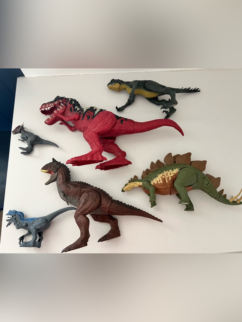 Mattel Jurassic World & Animal Planet Dinosaur Figure Bundle Lot of 6 Toys